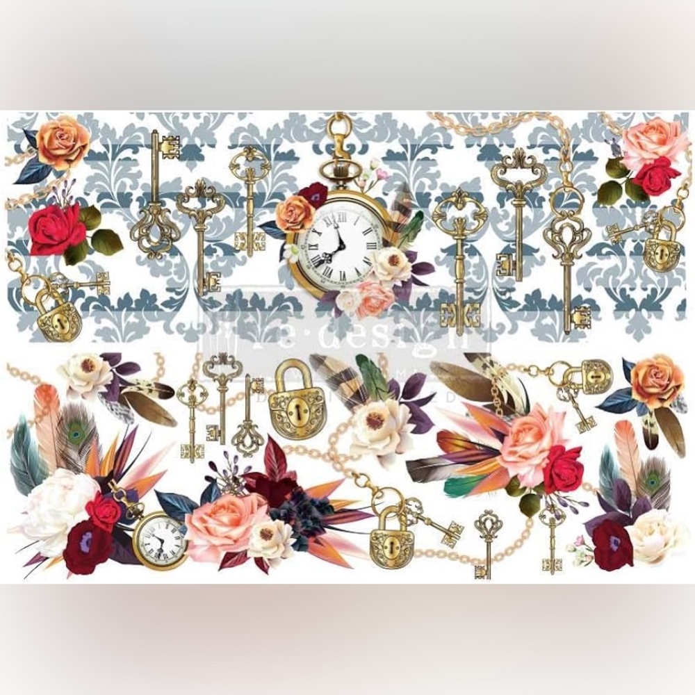 Redesign with Prima Decor Transfer ~ ONCE UPON A TIME 24” x 35”